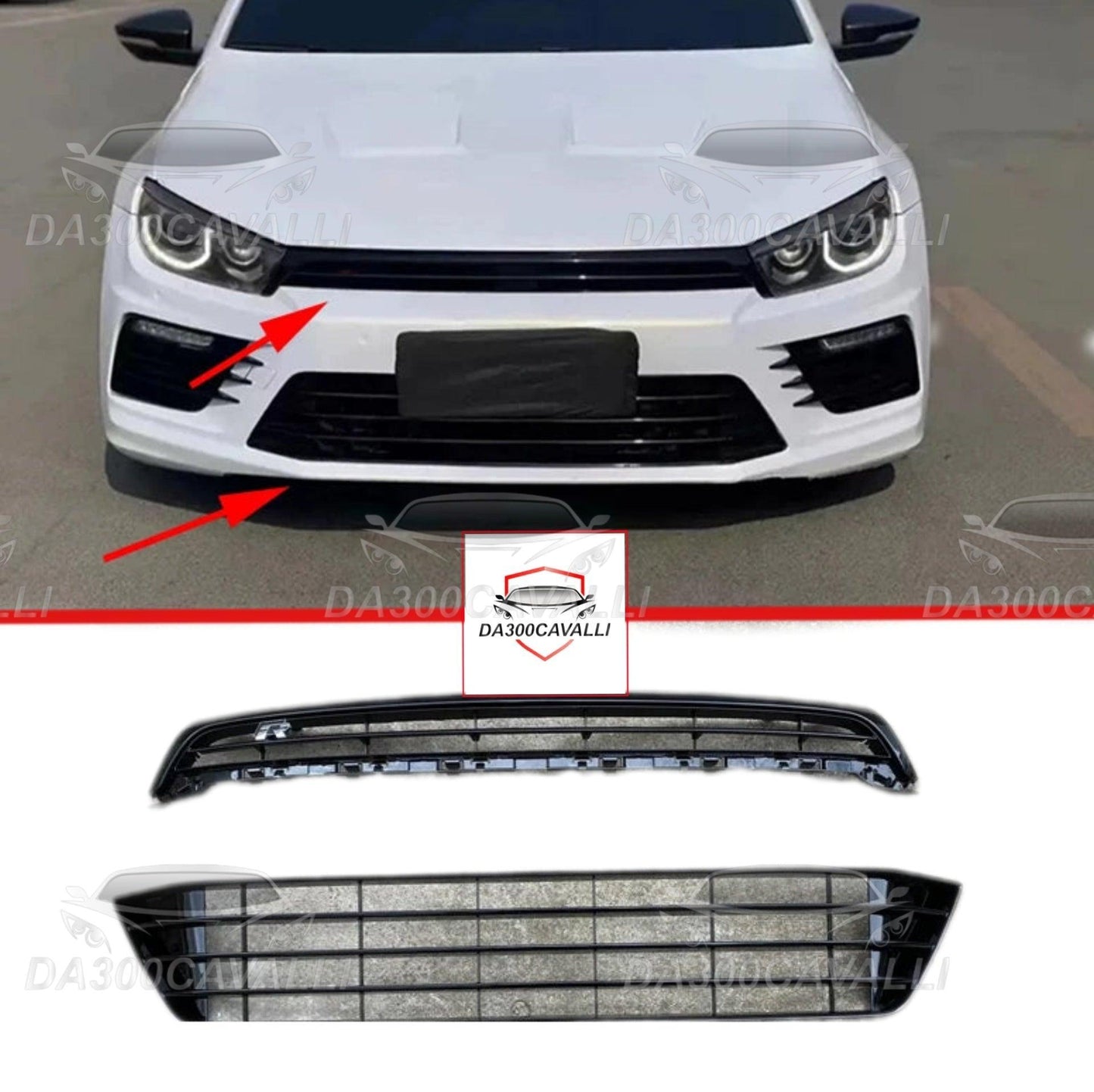 Griglie Anteriori VW Scirocco R (2014-2018) - Da300Cavalli