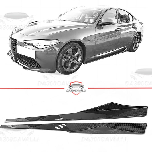 Minigonne Alfa Romeo Giulia Sedan Fibra Di Carbonio (2017-2020) - Da300Cavalli