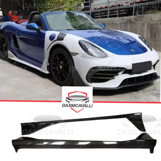 Minigonne Porsche Cayman Boxster (2013-2016) Fibra Di Carbonio - Da300Cavalli