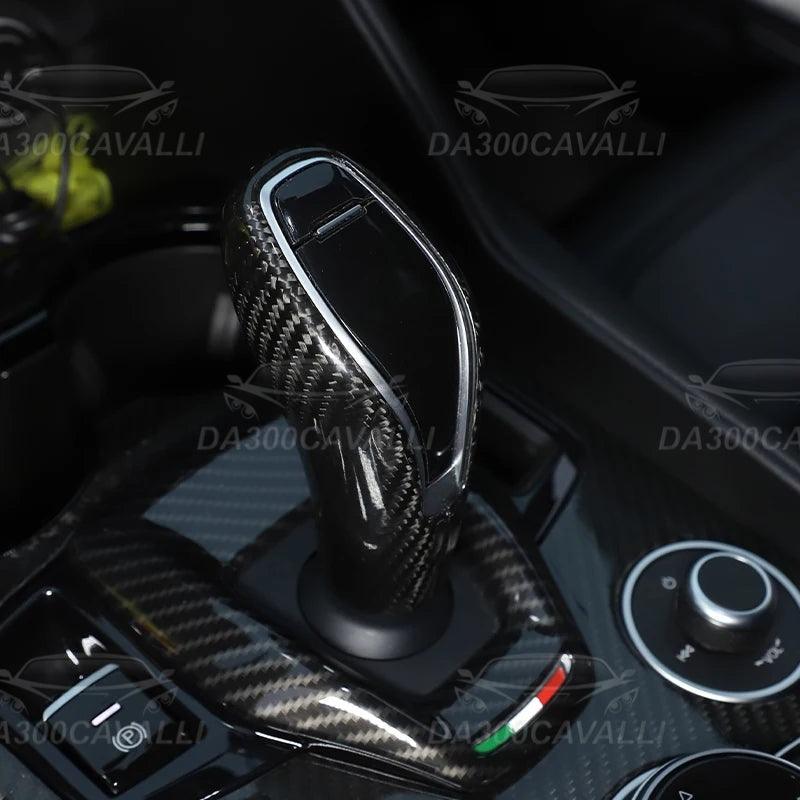 Modanatura Cambio Alfa Romeo Giulia Stelvio Fibra Di Carbonio - Da300Cavalli