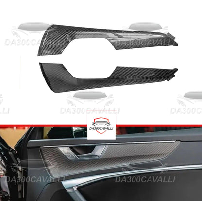 Modanature Interni Fibra Di Carbonio Audi A6 (2020-2024) 8Pcs - Da300Cavalli