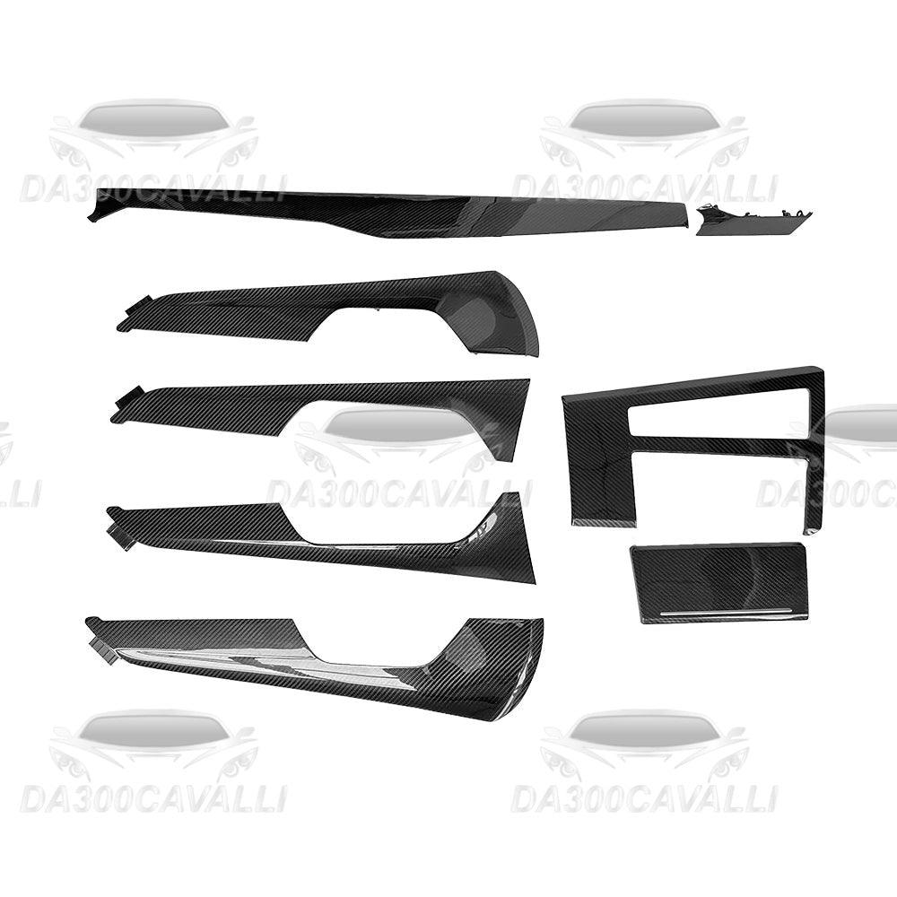 Modanature Interni Fibra Di Carbonio Audi A6 (2020-2024) 8Pcs - Da300Cavalli