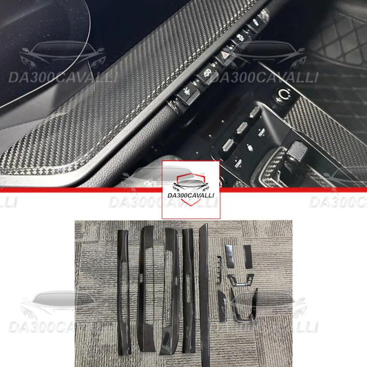 Modanature Interni Fibra Di Carbonio Porsche 911 (2019-2023) 26Pcs - Da300Cavalli