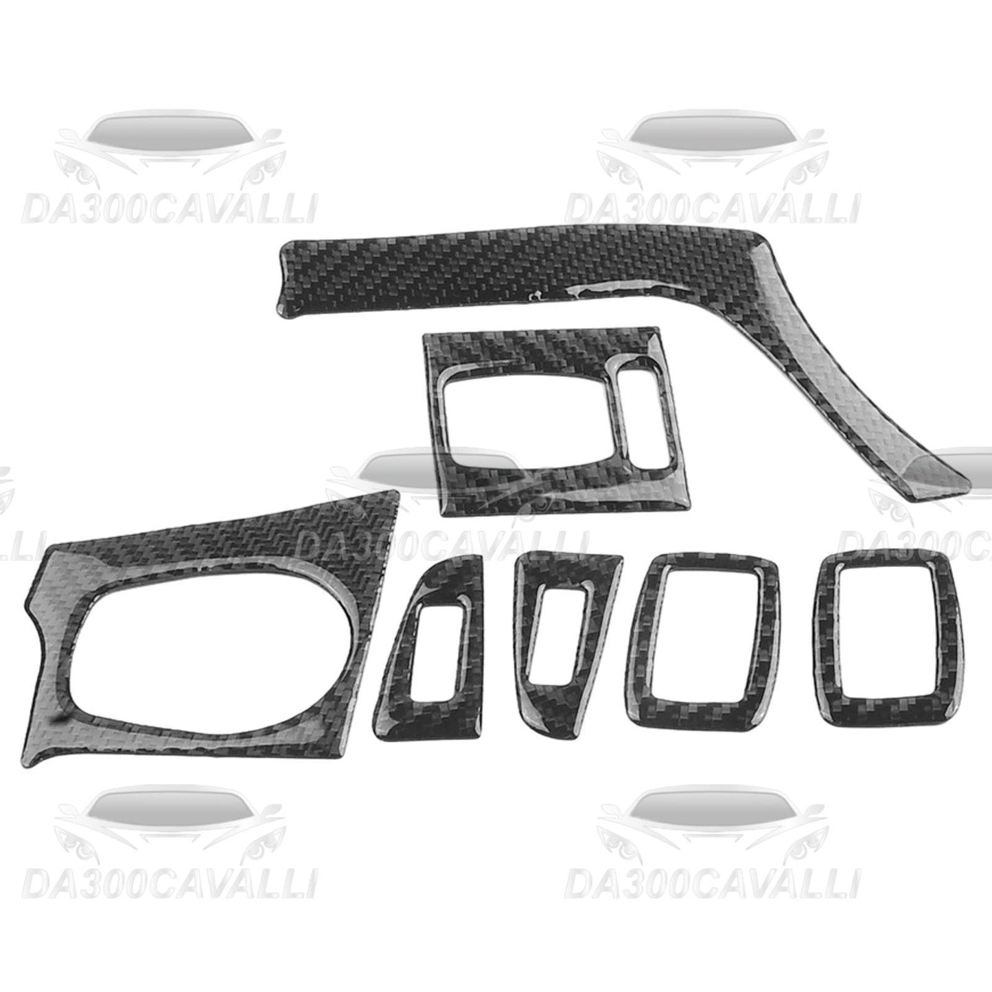 Modanature Interni In Fibra Di Carbonio Bmw Serie 3-4 F30 F34 13Pcs - Da300Cavalli