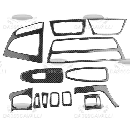 Modanature Interni In Fibra Di Carbonio Bmw Serie 3-4 F30 F34 13Pcs - Da300Cavalli