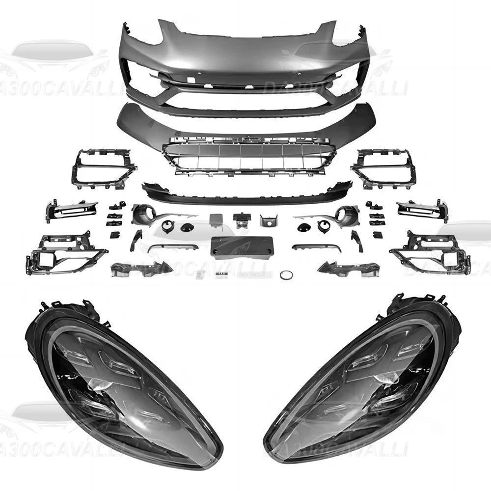 Paraurti Anteriore e Fari Porsche Panamera (2009-2012) Stile GTS - Da300Cavalli