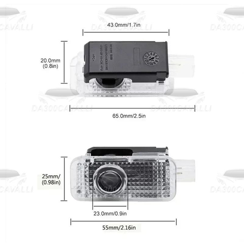 Proiettore logo Sottoporta Audi A3 A4 - Da300Cavalli