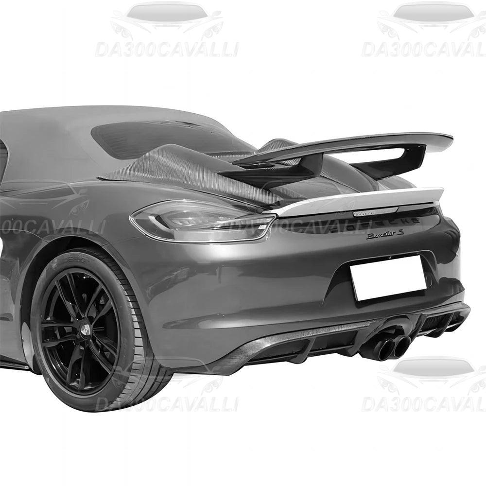 Spoiler Porsche Cayman Boxster (2012-2015) Fibra Di Carbonio