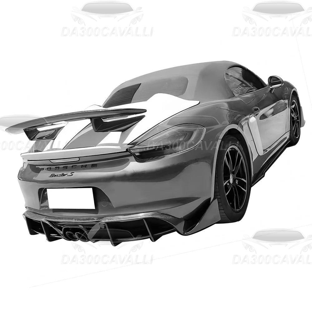 Spoiler Porsche Cayman Boxster (2012-2015) Fibra Di Carbonio