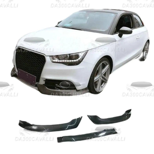 Splitter 3Pcs Audi A1 (2010-2014) In Fibra Di Carbonio - Da300Cavalli