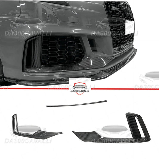 Splitter Audi RS3 Fibra Di Carbonio (2017-2019) - Da300Cavalli