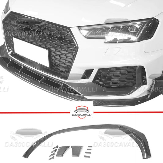 Splitter Audi RS4 Avant Fibra Di Carbonio (2017-2020) - Da300Cavalli