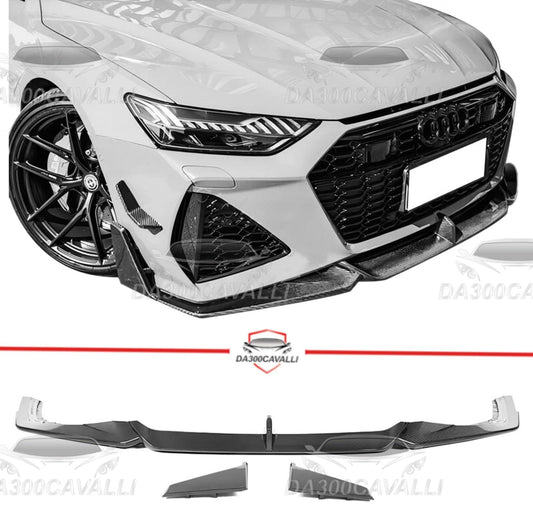 Splitter Audi RS7 Sportback Sedan Fibra Di Carbonio (2019-2021) - Da300Cavalli