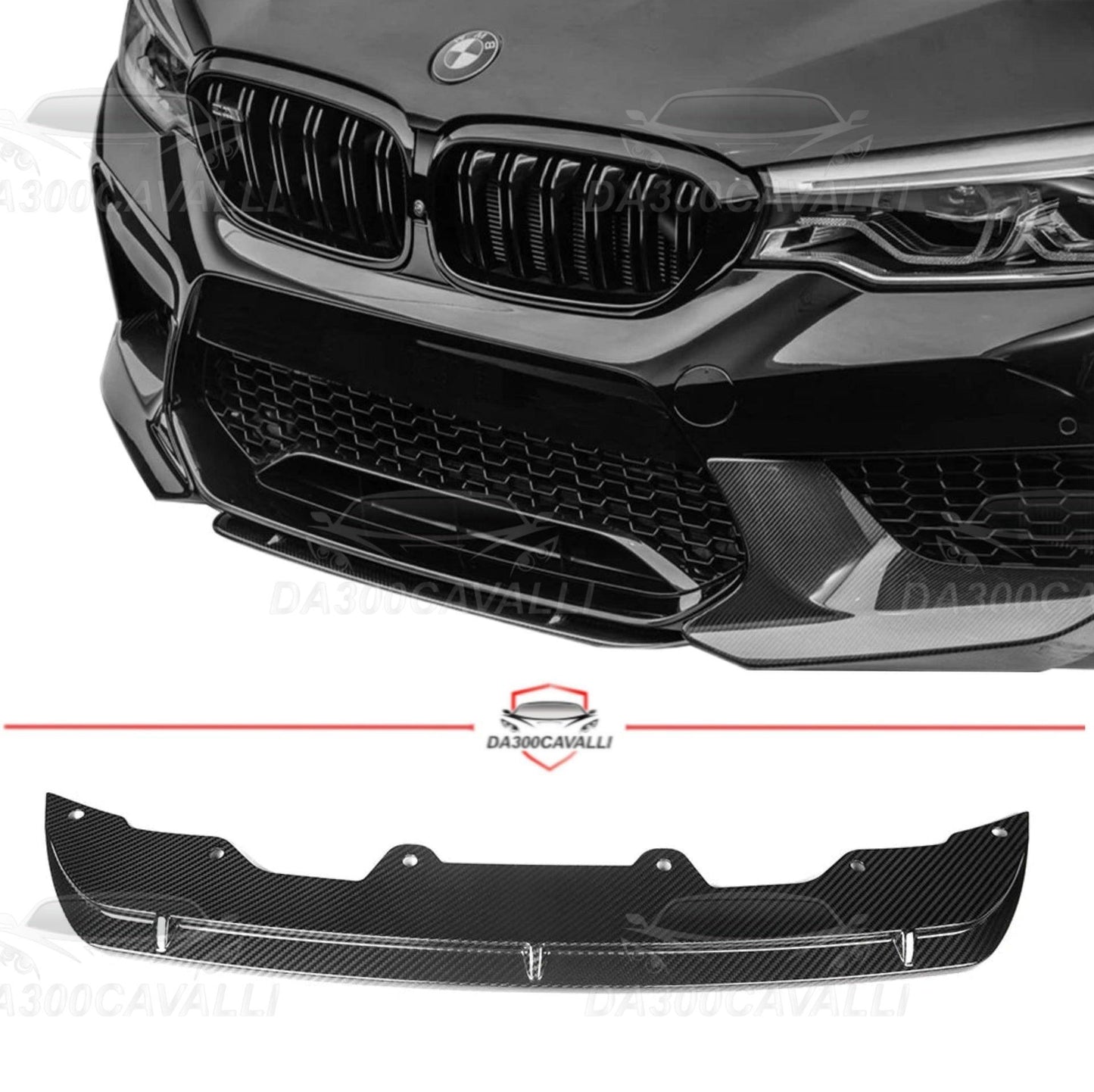 Splitter BMW M5 F90 Fibra Di Carbonio - Da300Cavalli