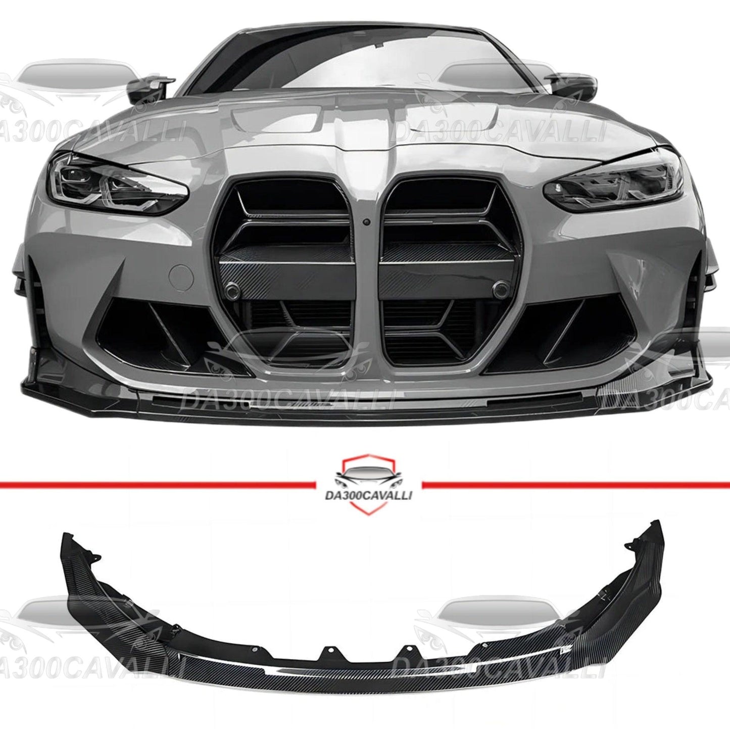 Splitter BMW Serie 3 M3 M4 G80 G82 G83 Fibra Di Carbonio - Da300Cavalli