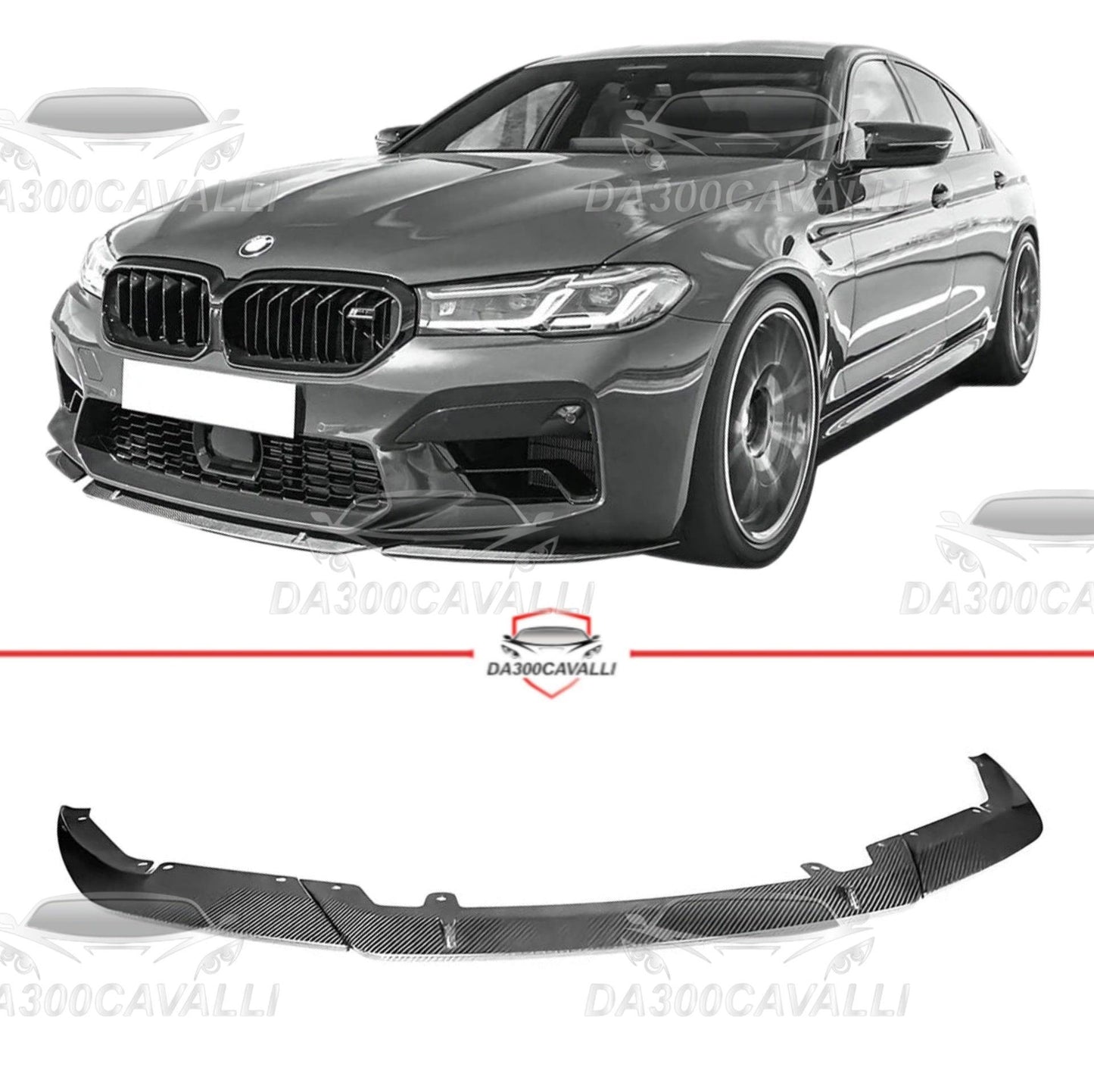 Splitter BMW Serie 5 M5 F90 Fibra Di Carbonio - Da300Cavalli