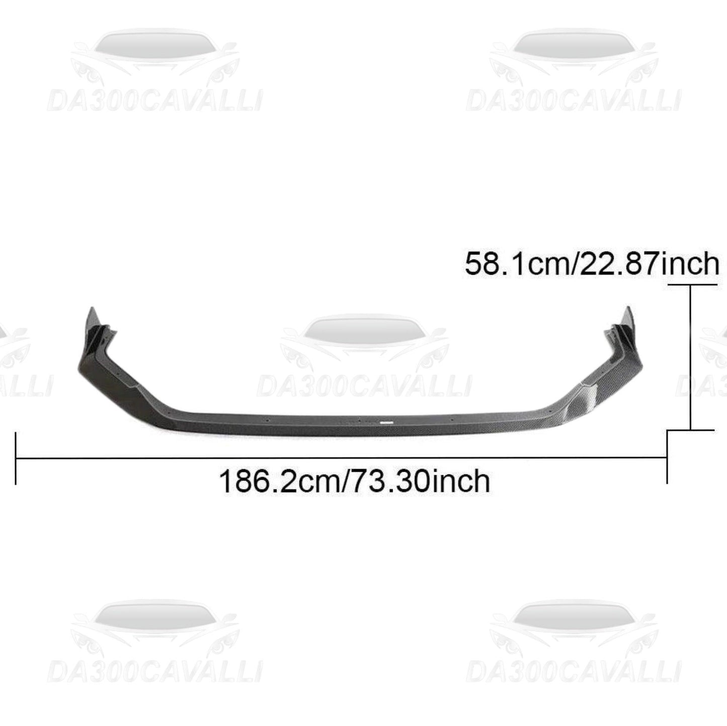 Splitter Honda Civic Type R (2022-2023) Fibra Di Carbonio - Da300Cavalli