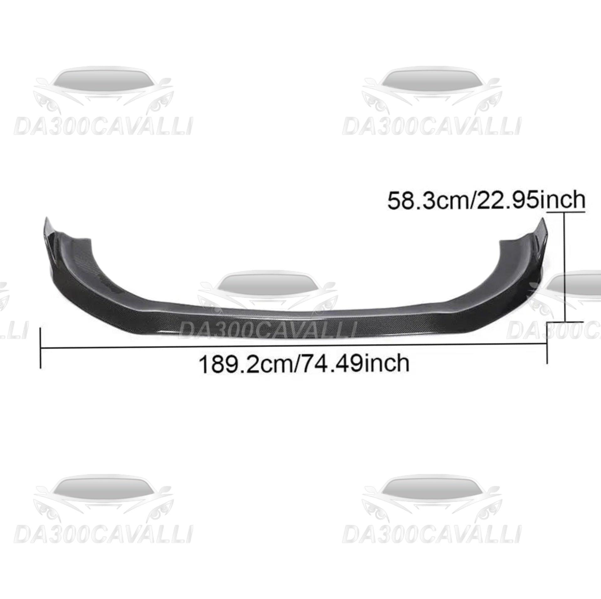 Splitter In Fibra Di Carbonio Mercedes Classs S W222 S63 (2018-2020) - Da300Cavalli