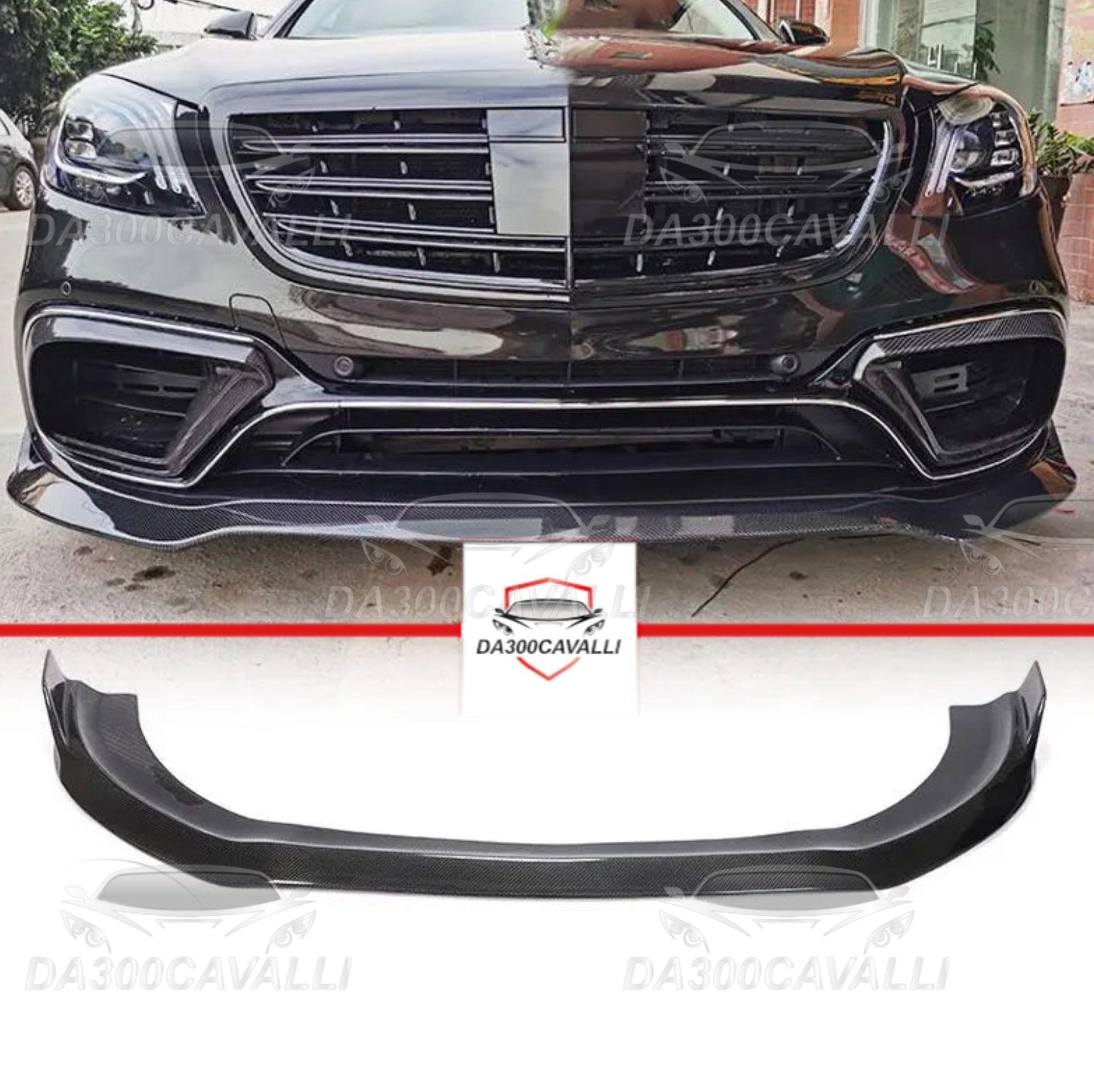 Splitter In Fibra Di Carbonio Mercedes Classs S W222 S63 (2018-2020) - Da300Cavalli