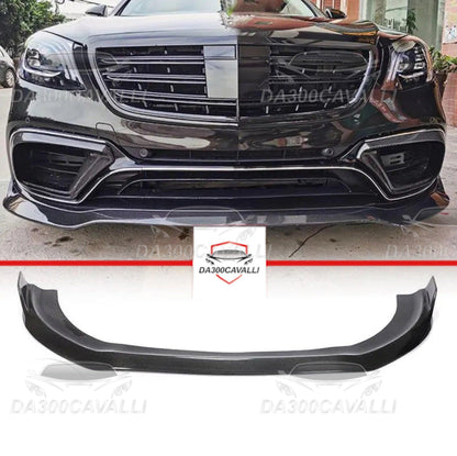 Splitter In Fibra Di Carbonio Mercedes Classs S W222 S63 (2018-2020) - Da300Cavalli