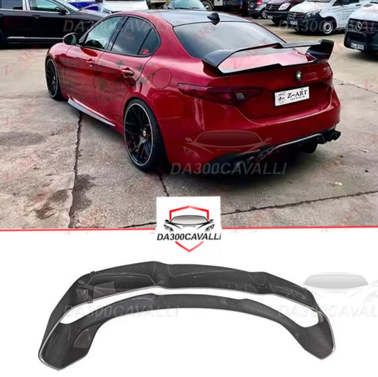 Spoiler Alfa Romeo Giulia (2016-2023) Stile Gtam In Carbonio - Da300Cavalli