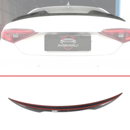 Spoiler Alfaromeo Giulia In Fibra Di Carbonio (2015-2021) Da300Cavalli