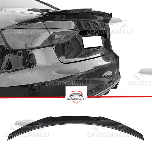 Spoiler Audi A3 Sedan Fibra Di Carbonio (2013-2020) - Da300Cavalli