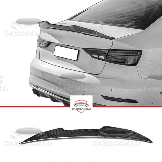 Spoiler Audi A3 Sedan Fibra Di Carbonio (2013-2020) - Da300Cavalli