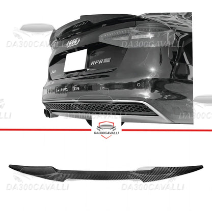 Spoiler Audi A4 Sedan Fibra Di Carbonio (2013-2016) - Da300Cavalli