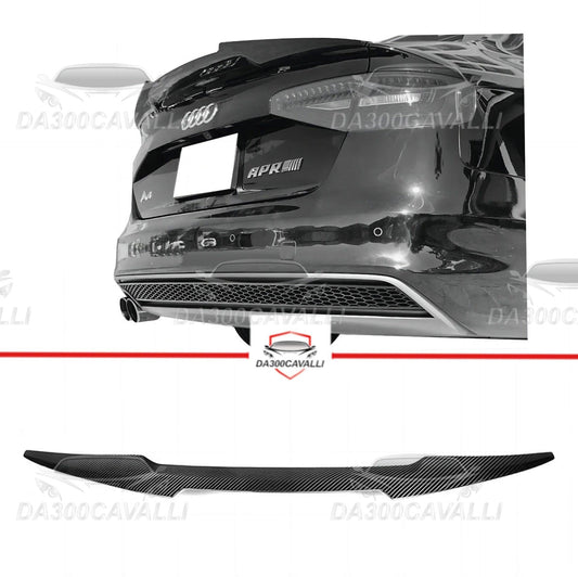 Spoiler Audi A4 Sedan Fibra Di Carbonio (2013-2016) - Da300Cavalli