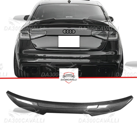 Spoiler Audi A4 Sedan Fibra Di Carbonio (2013-2016) - Da300Cavalli