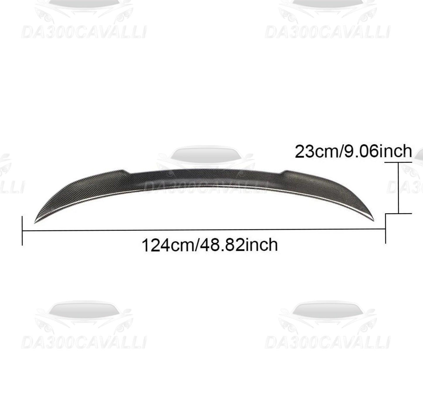 Spoiler BMW Serie 2 M2 F22 F23 F87 Fibra Di Carbonio - Da300Cavalli