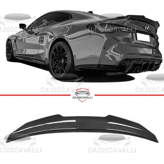 Spoiler BMW Serie 4 Coupe G22 M4 G82 Fibra Di Carbonio - Da300Cavalli