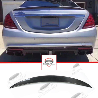 Spoiler In Fibra Di Carbonio Mercedes Classe S W222 (2014-2020) - Da300Cavalli