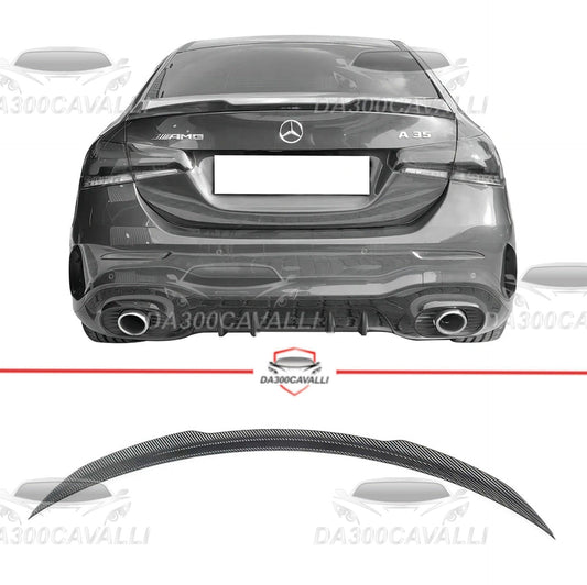 Spoiler Mercedes Classe A Sedan W177 Fibra Di Carbonio - Da300Cavalli