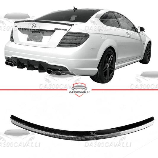 Spoiler Mercedes Classe C Sedan C63 Coupe W204 C204 Fibra Di Carbonio - Da300Cavalli