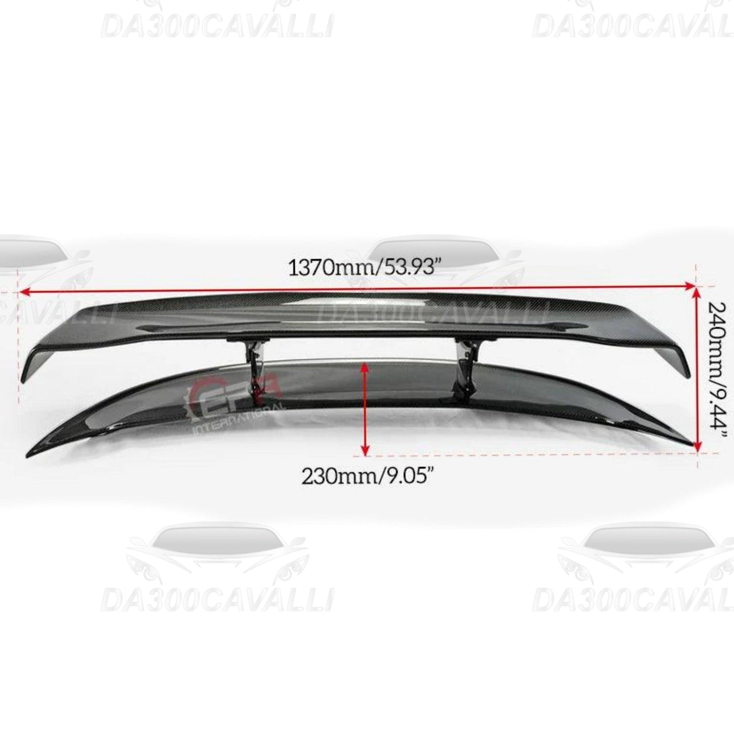 Spoiler Nissan 370z (2009) Fibra Di Carbonio - Da300Cavalli