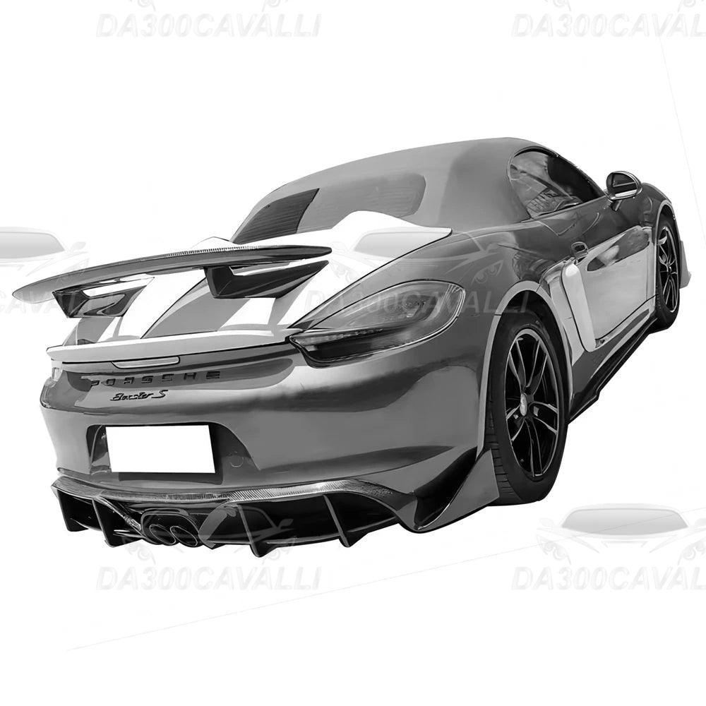 Spoiler Porsche Cayman Boxster (2012-2015) Fibra Di Carbonio - Da300Cavalli