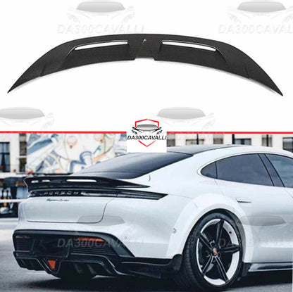 Spoiler Porsche Taycan (2019-2022) Fibra Di Carbonio - Da300Cavalli