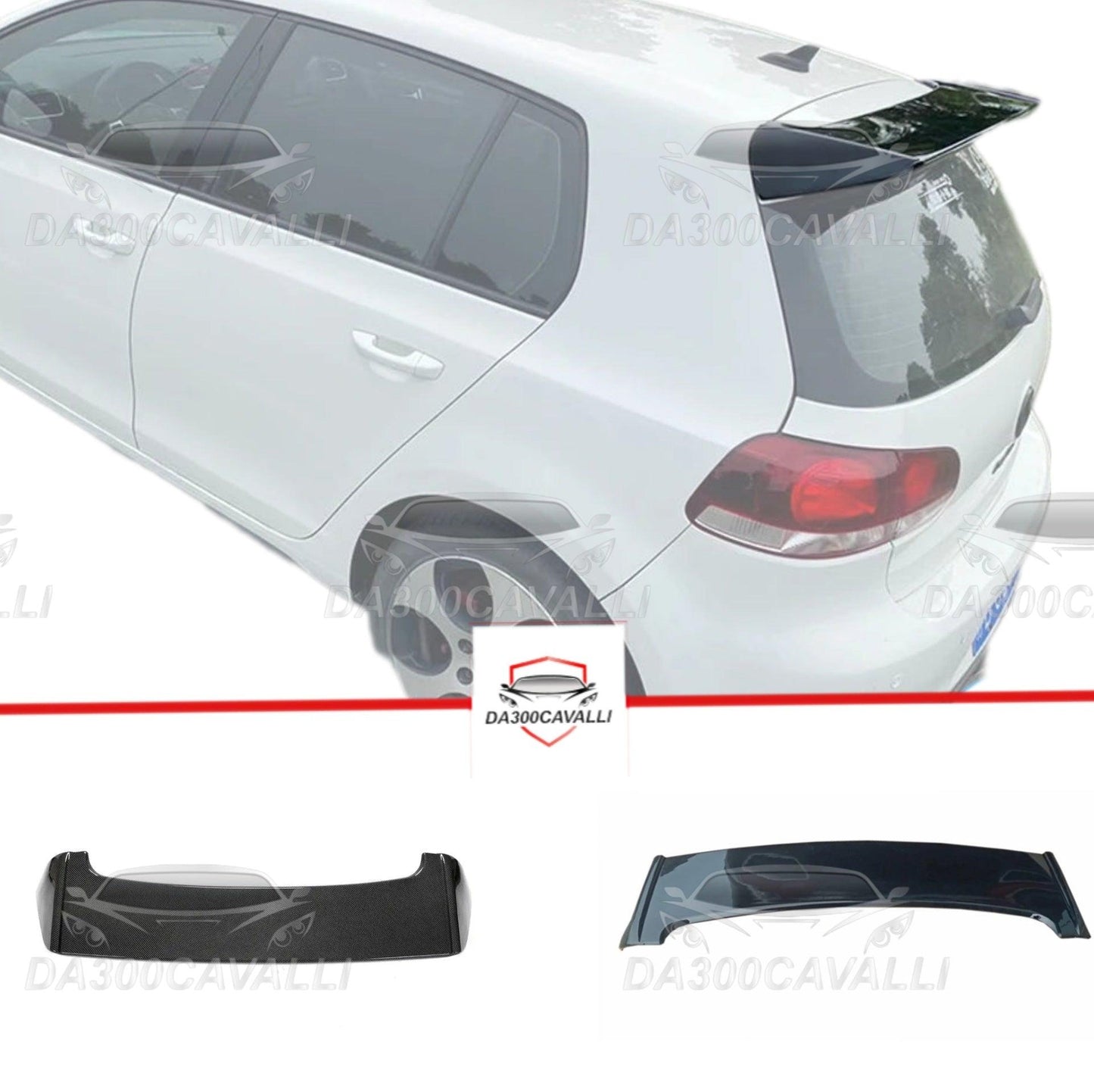 Spoiler Volkswagen Golf 6 (2010-2013) - Da300Cavalli