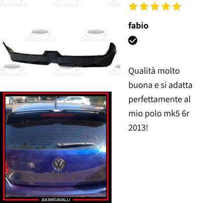 Spoiler Volkswagen Polo (2011-2017) - Da300Cavalli