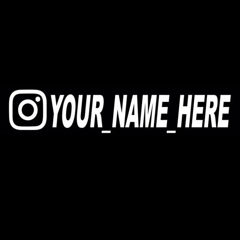 Sticker Personalizzato Tag Instagram - Da300Cavalli