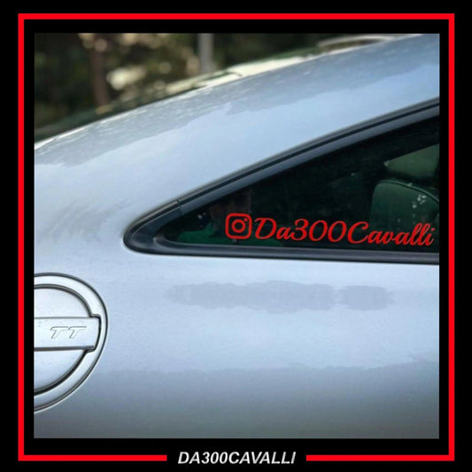 Sticker Personalizzato Tag Instagram - Da300Cavalli