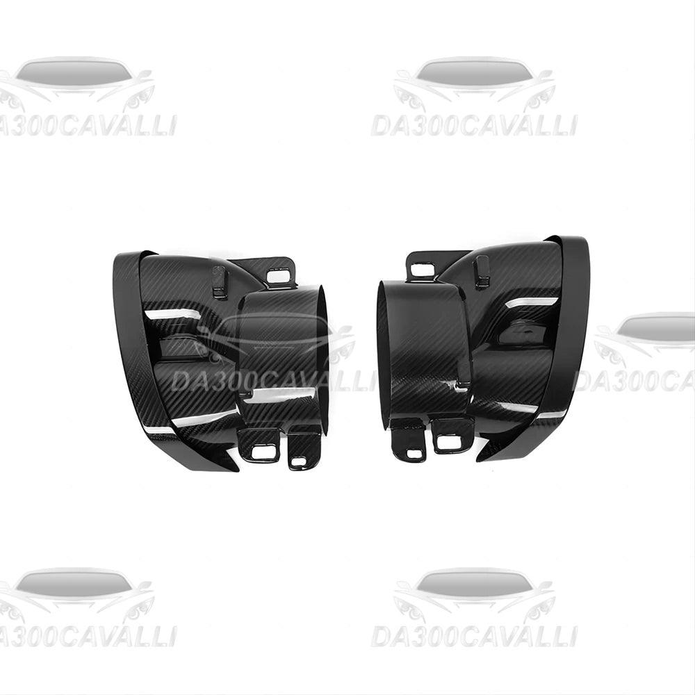 Terminale Di Scarico Mercedes Classe C GLE GLC CLA W205 W213 W176 W118 W218 W222 Fibra Di Carbonio - Da300Cavalli