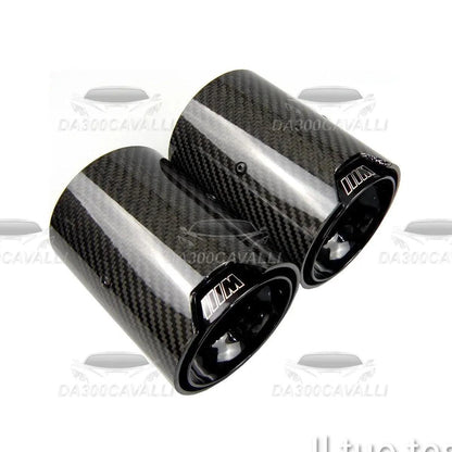 Terminale Scarico Bmw Serie 2 (F87) Serie 3 (F80) Serie 4 (F82 F83) Serie 5 (F10) Serie 6 (F12 F13) In Fibra Di Carbonio - Da300Cavalli