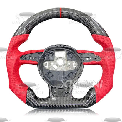 Volante Audi A1 A3 A4 A5 A6 A7 TT R8 In Fibra Di Carbonio - Da300Cavalli