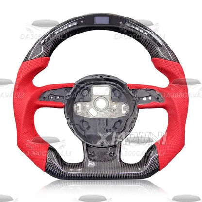 Volante Audi A1 A3 A4 A5 A6 A7 TT R8 In Fibra Di Carbonio - Da300Cavalli