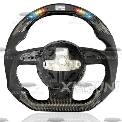 Volante Audi A1 A3 A4 A5 A6 A7 TT R8 In Fibra Di Carbonio - Da300Cavalli