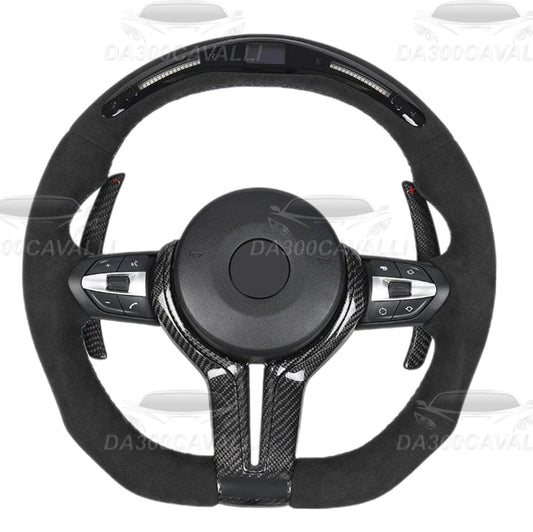 Volante BMW F10 Serie 5 7 M5 M8 M6 F01 F02 F03 F12 F13 F13 F0 F90 F92 F93 Fibra Di Carbonio - Da300Cavalli