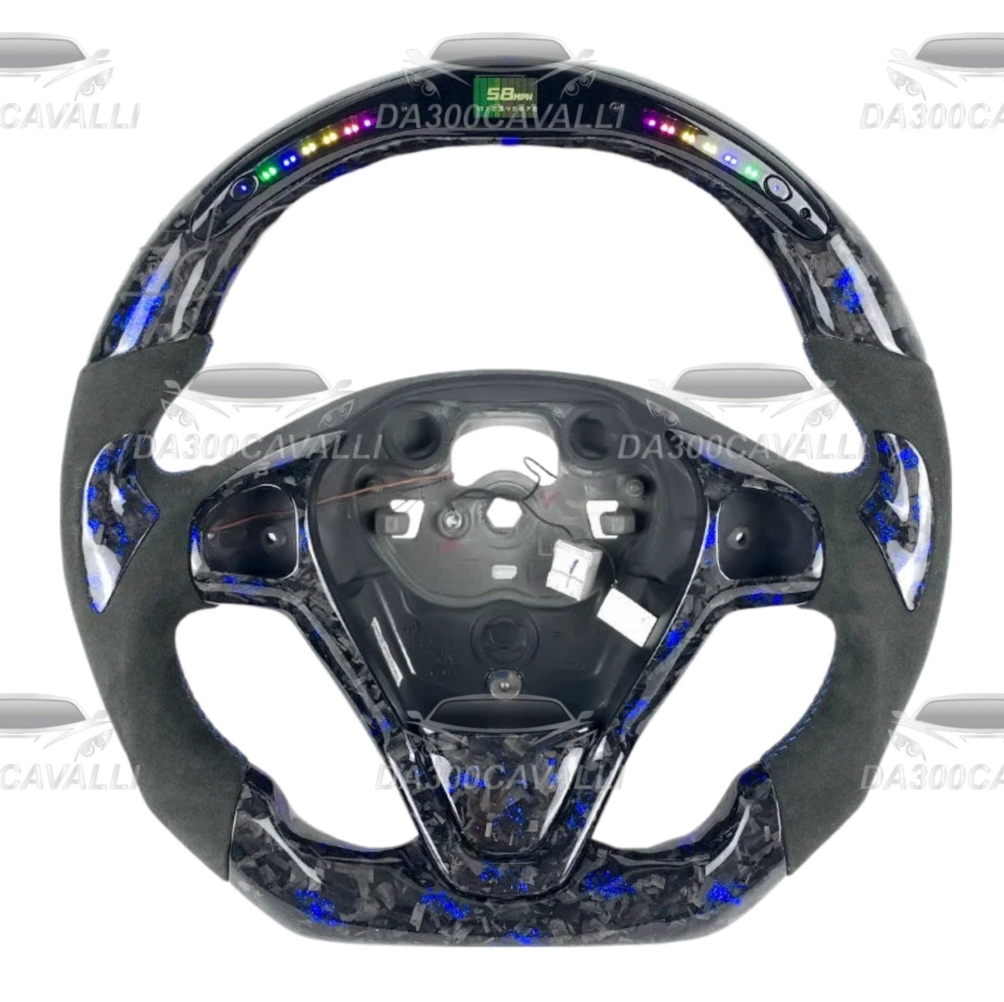 Volante Led Ford Fiesta Fibra Di Carbonio - Da300Cavalli